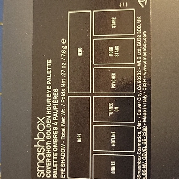 Smashbox Cover Shot Golden Hour Eye Palette Gold Brown 7.8g New In Box - Picture 4 of 6